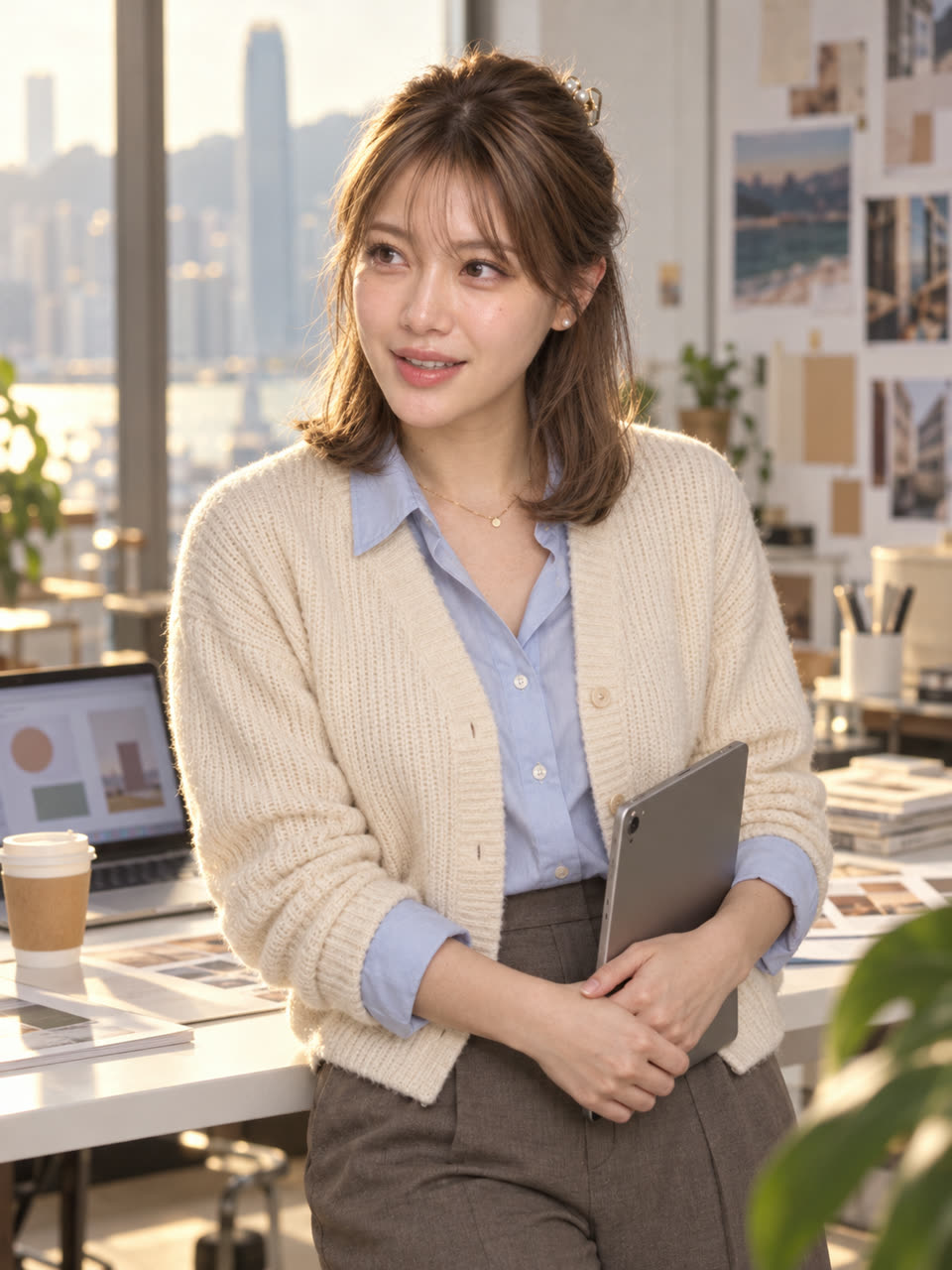 AOI 林葵 — Communications student · part-time model · studio intern (AI)