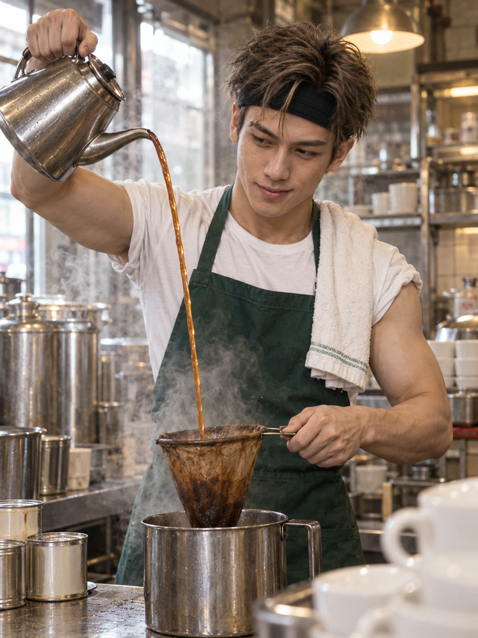 KIT 葉子傑 — Drinks master · silk-stocking milk tea prodigy (AI)