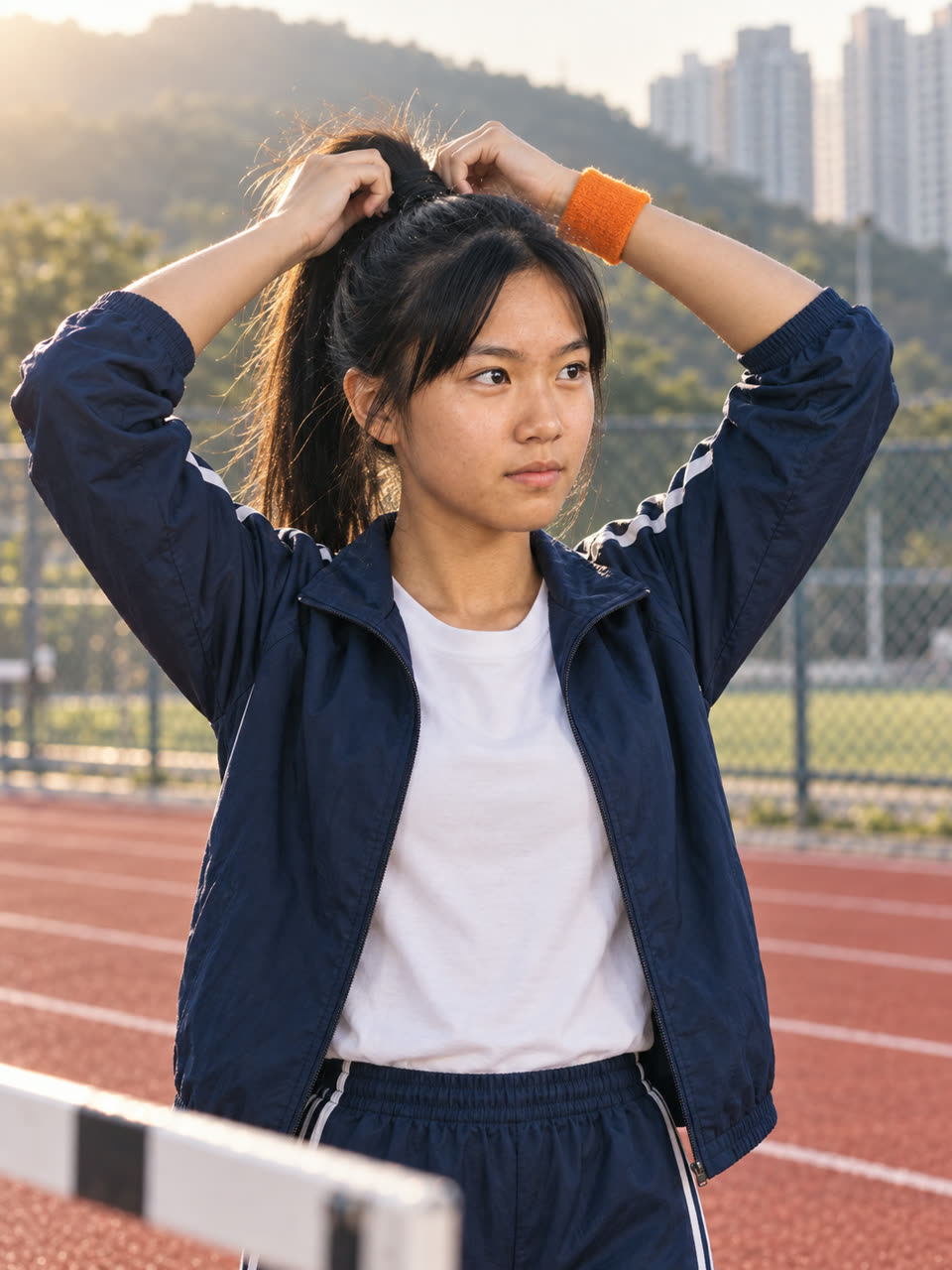 NATSU 梁夏 — Form 5 sprinter on the athletics team (AI)